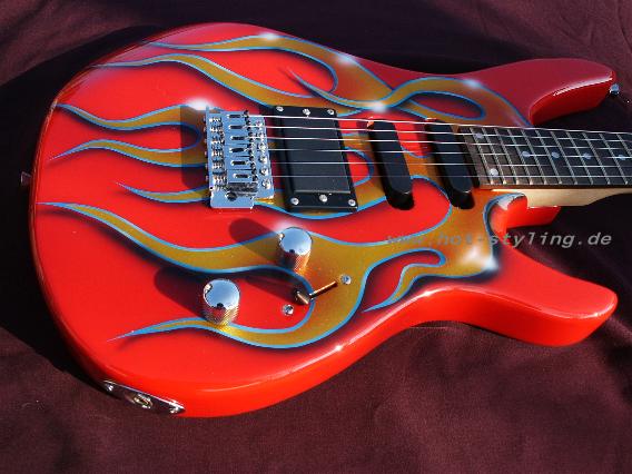 Gitarre Flammen 03