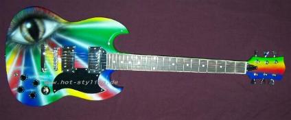 Gitarre SG bunt thumb